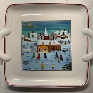 Villeroy & Boch Naif Christmas Square Platter